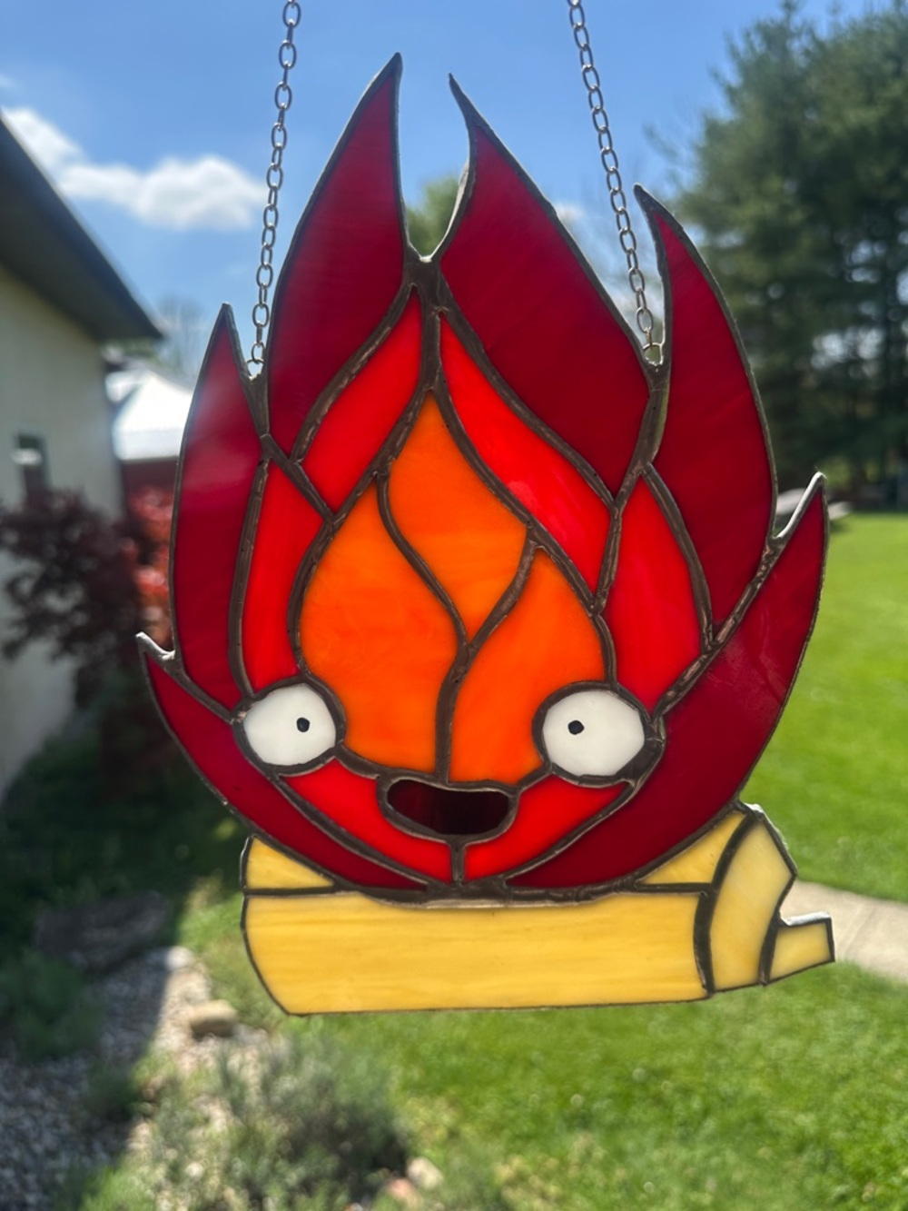 Stained Glass calcifer - Picture 2 of 2